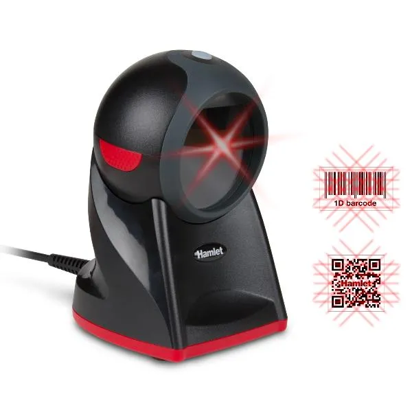 Hamlet Barcode Scanner Imager 2D Da Banco HBCS-2D360 - immagine 1