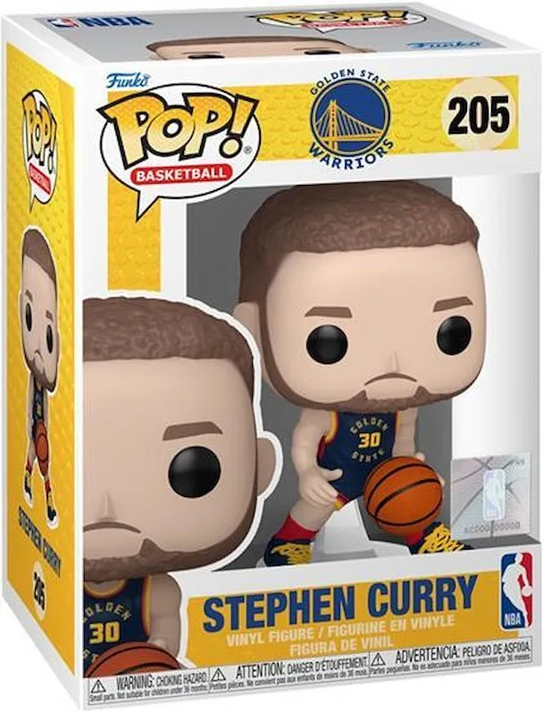 Funko Pop! NBA Golden State Warriors Stephen Curry (City) 205 - immagine 1