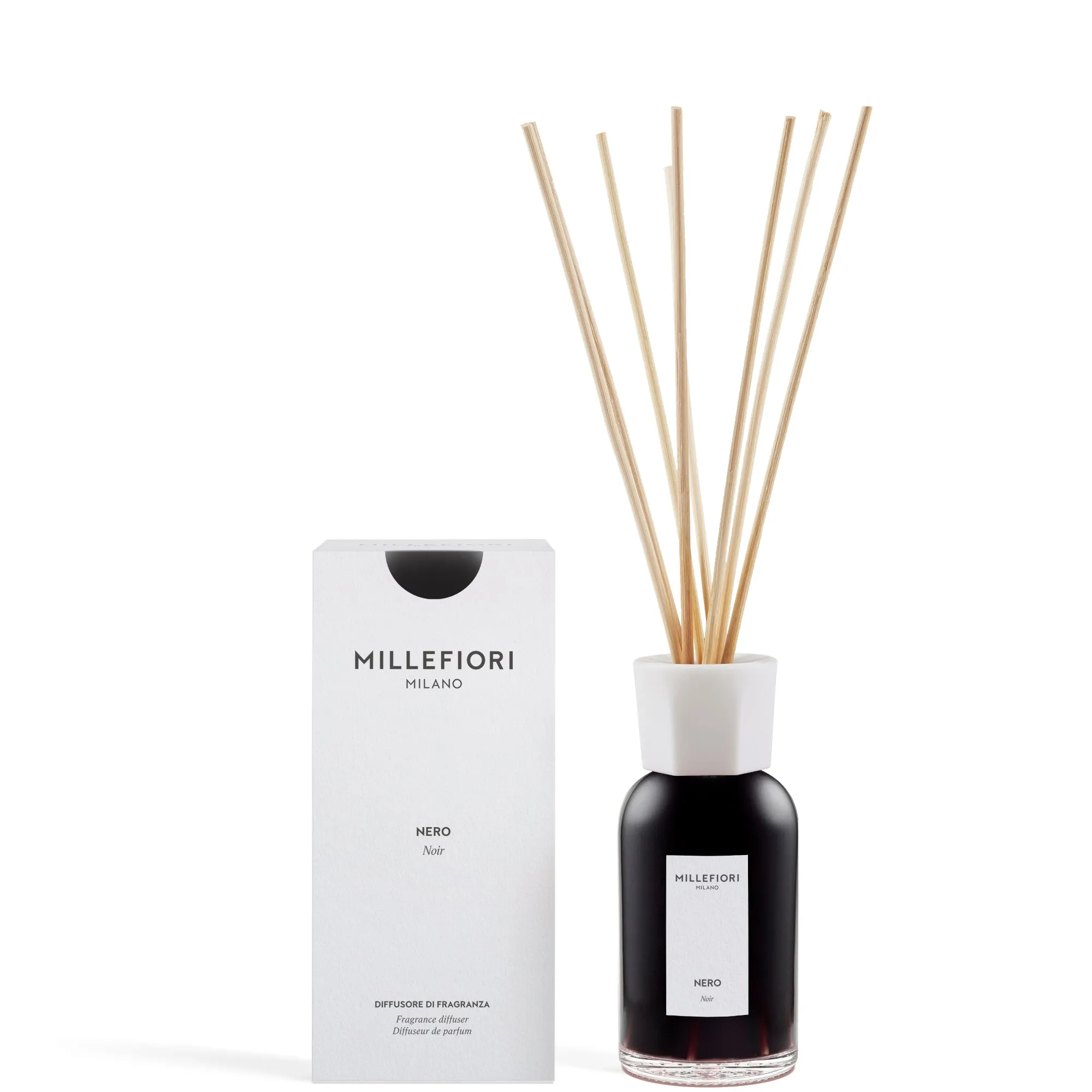 Millefiori Milano Millefiori Milano Diffusore a Bastoncini Nero - 250 ML - immagine 1