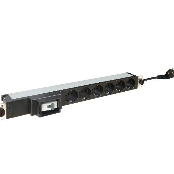 Legrand Basic Pdu, 19 Inches 1P 16A, 6 P40 Out +mcb LG-646997 - immagine 1