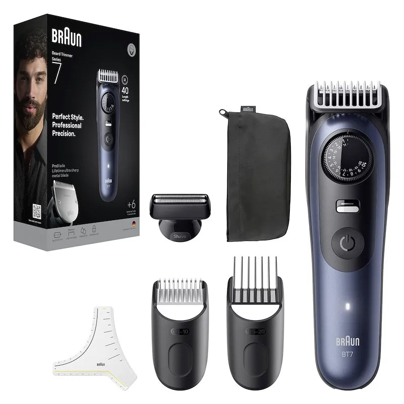 Braun Regolabarba Series 7 Bt 7520 Blu - immagine 1