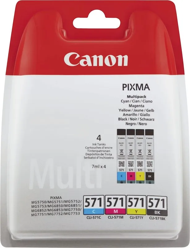 Canon - Cli571bkcmy - immagine 1