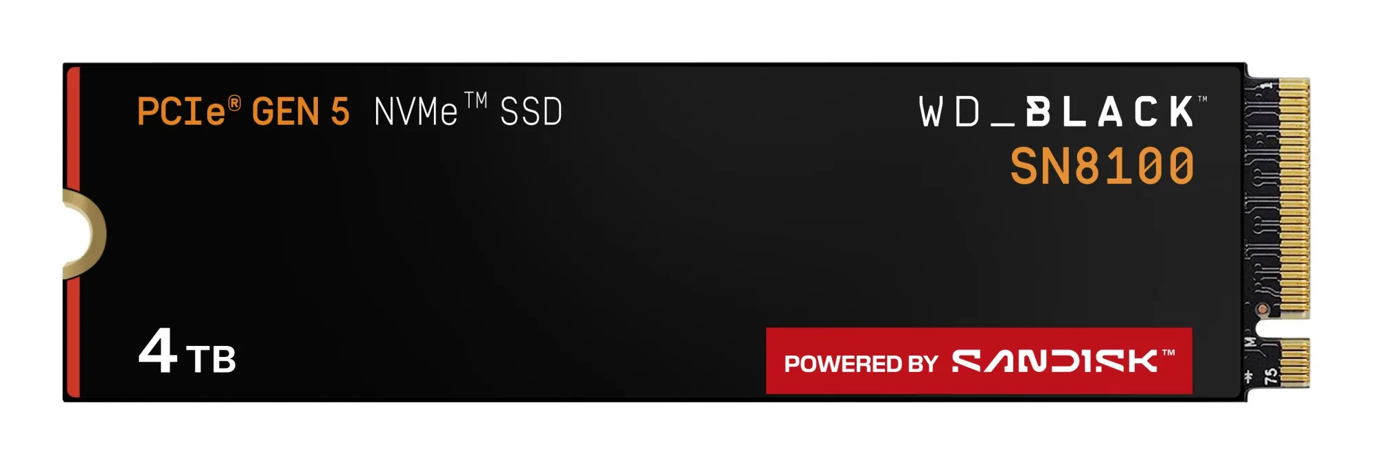 Western Digital Ssd Interno Black 4Tb M.2 2280 Pcie 4.0 Nvme - immagine 1