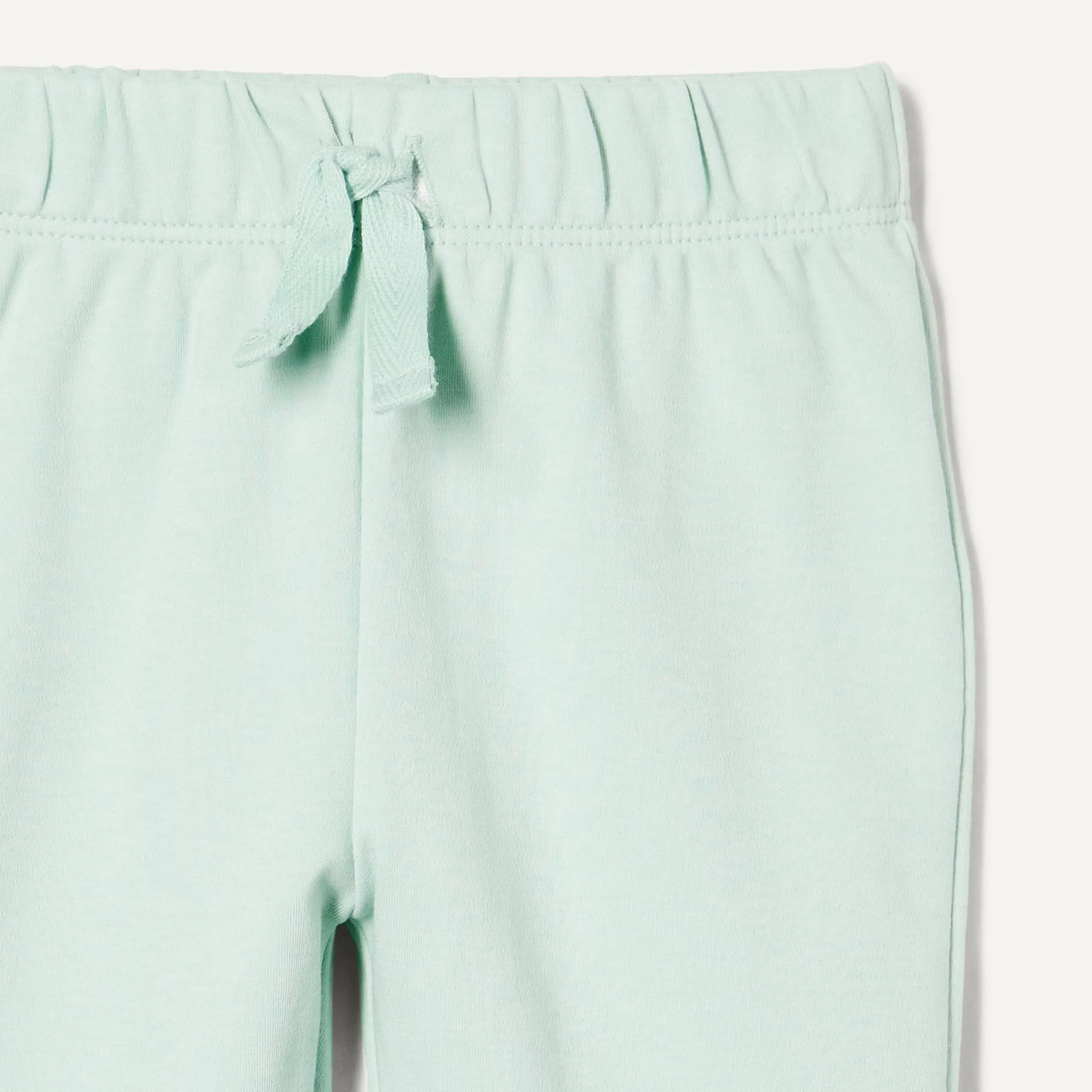 Amazon Essentials Pantaloni Senza Chiusura in Cotone Unisex Bimbi, Pacco da 3, Blu Marino/Verde Menta Pallido/Verde Oliva, 12 mesi - immagine 5