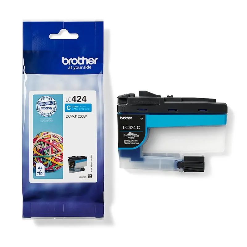 Brother Cartuccia Stampante Inkjet Lc424c - immagine 1