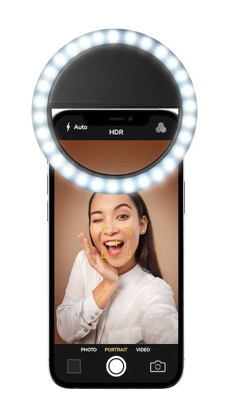 Cellularline Selfieringpocketk Nero - immagine 1