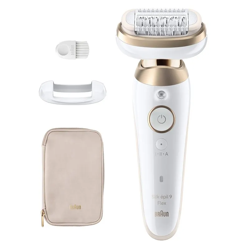 Braun Epilatore Elettrico Silk-Épil Flex 3D 9 9-011 Bianco / Oro - immagine 1