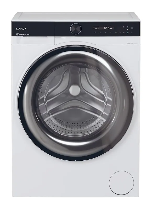Candy Lavasciuga 10/6 Kg BWS 6106B8-S Nero, Bianco - immagine 1