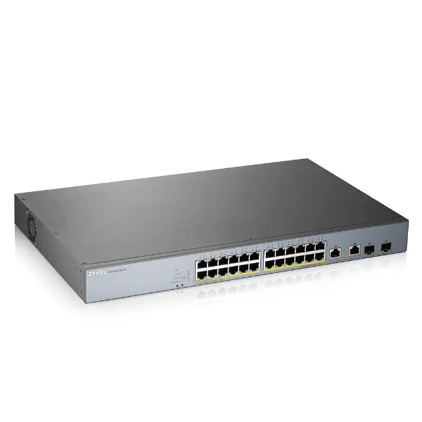 Zyxel Switch 24 Porte Gigabit POE Budget 375W GS1350-26HP-EU0101F - immagine 1