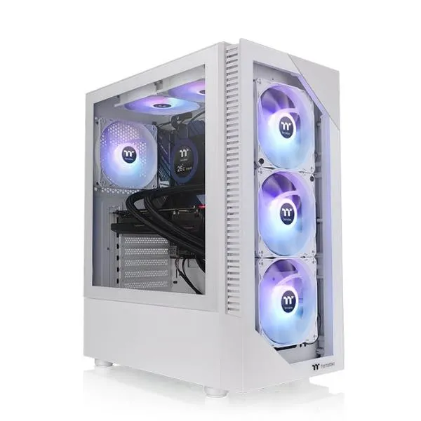Thermaltake View 200 Tg Argb Snow White CA-1X3-00M6WN-00 - immagine 1