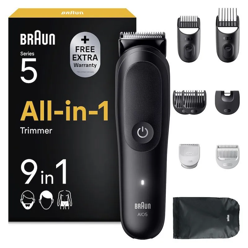 Braun Rifinitore All-in-One Series 5 9in1 Aio 5540 Nero - immagine 1