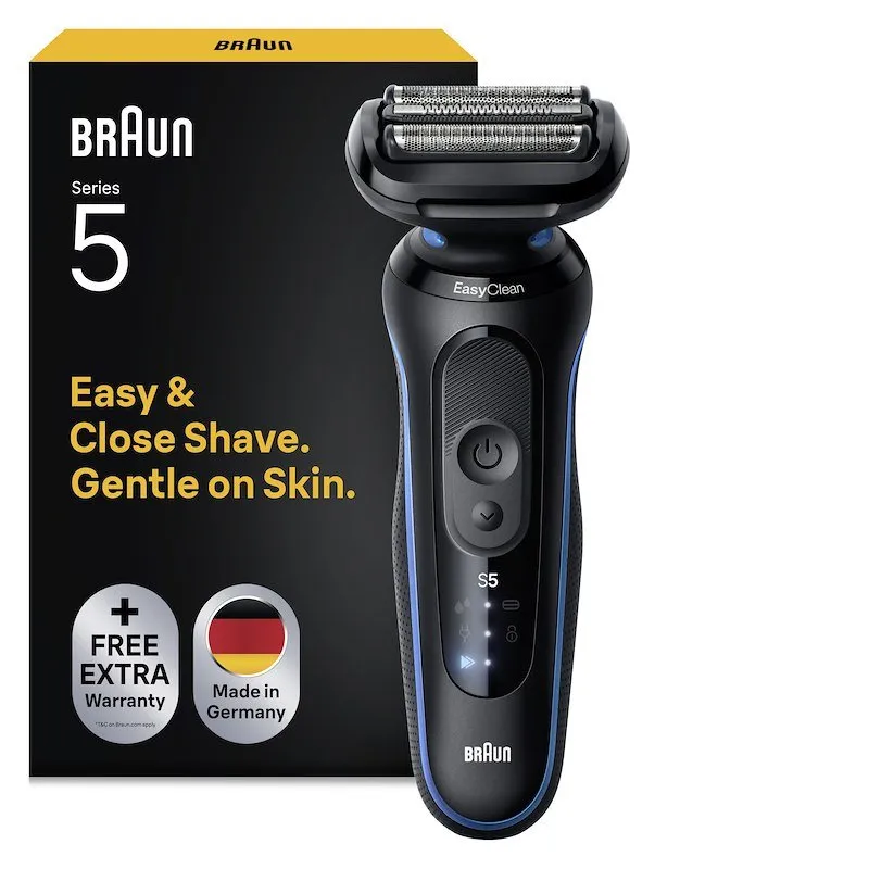 Braun SHAVER Series 5 Rasoio Elettrico 52-b1000s BLU - immagine 1