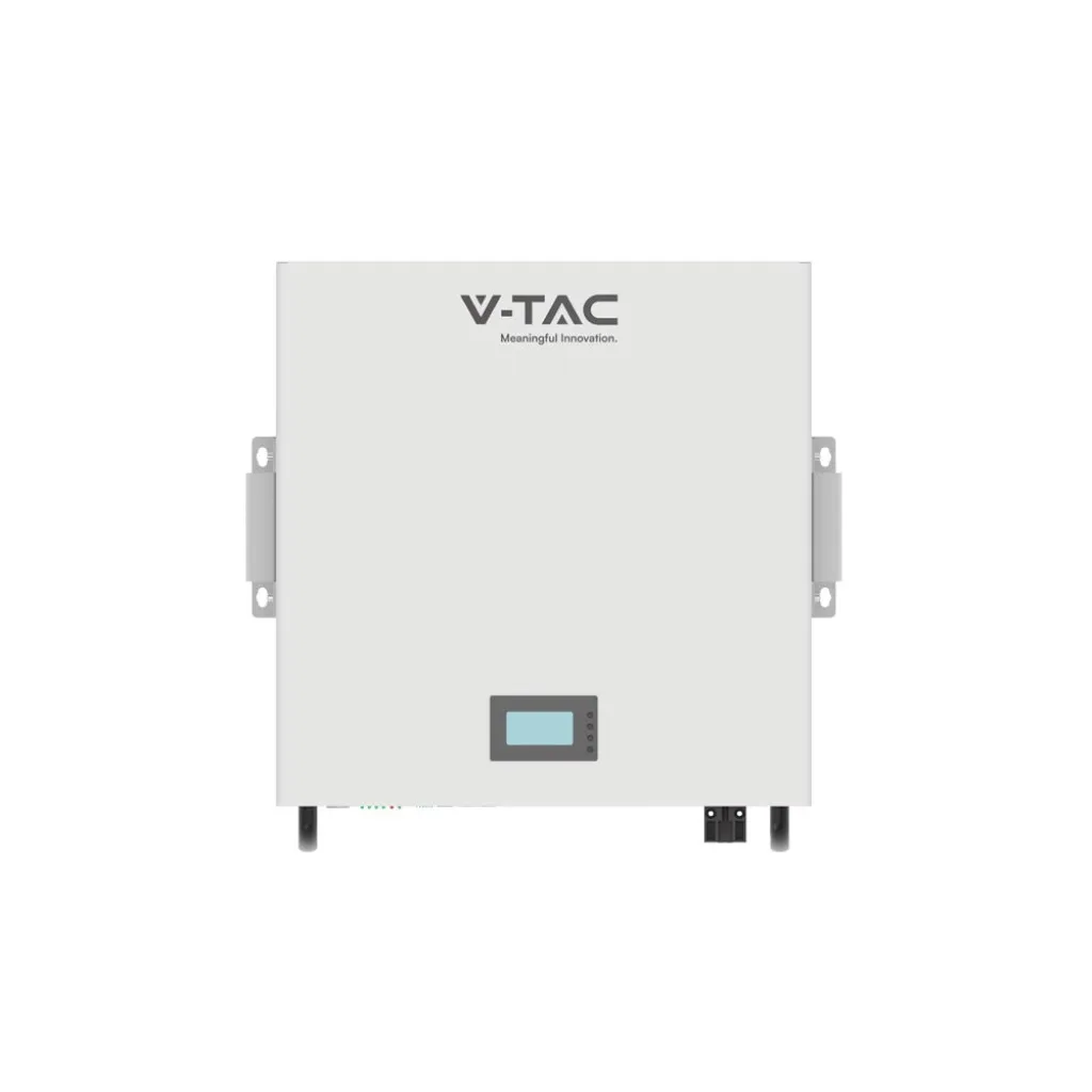 V-TAC Batteria di Accumulo 5.12kWh al Litio da Muro BMS Integrato per Inverter Fotovoltaici (51.2V 100Ah) - immagine 1