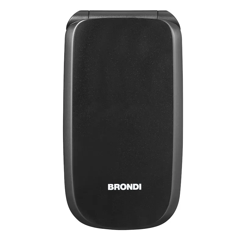 Brondi Cellulare per Anziani Raptor Black Metal - immagine 1