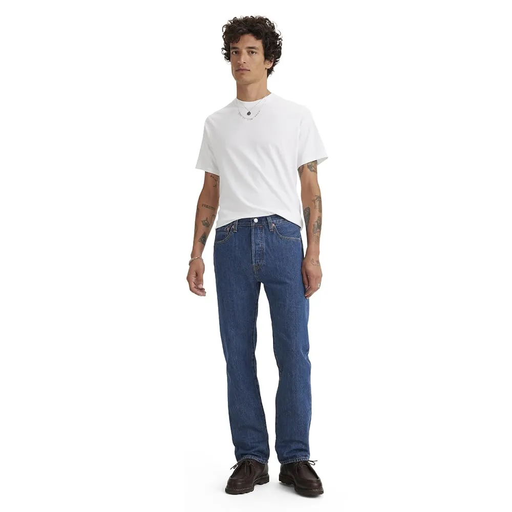 Levi's 501 Original Fit, Jeans Uomo, Dark Stonewash, 34W / 30L - immagine 6