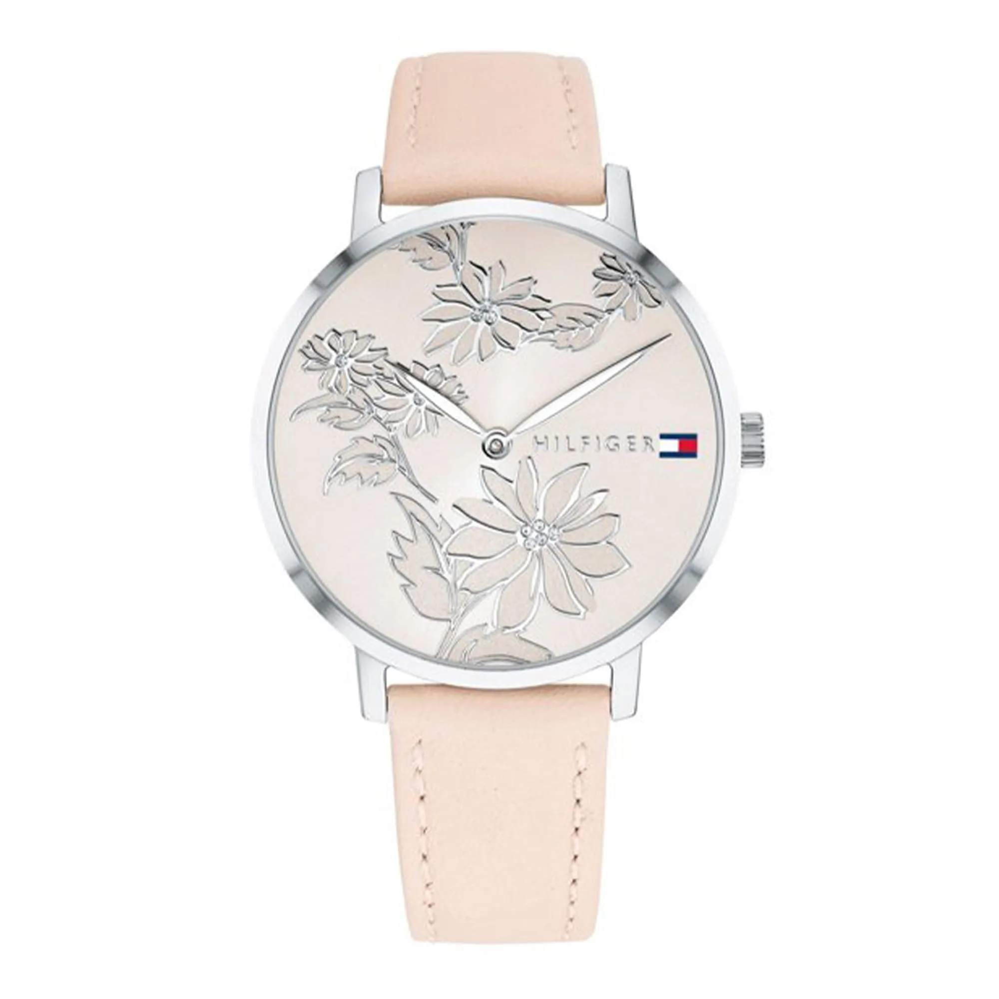 Tommy Hilfiger Orologio Con Movimento Al Quarzo A Due Lancette da Donna con Cinturino in Pelle Rosato - 1781919 - immagine 1