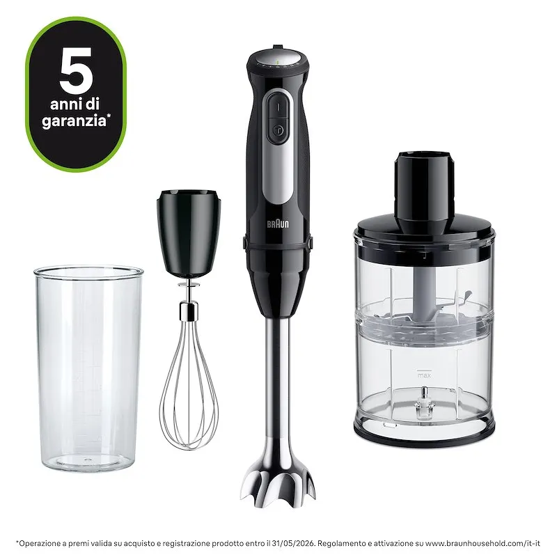 Braun Frullatore ad Immersione MQ55.254M - immagine 1