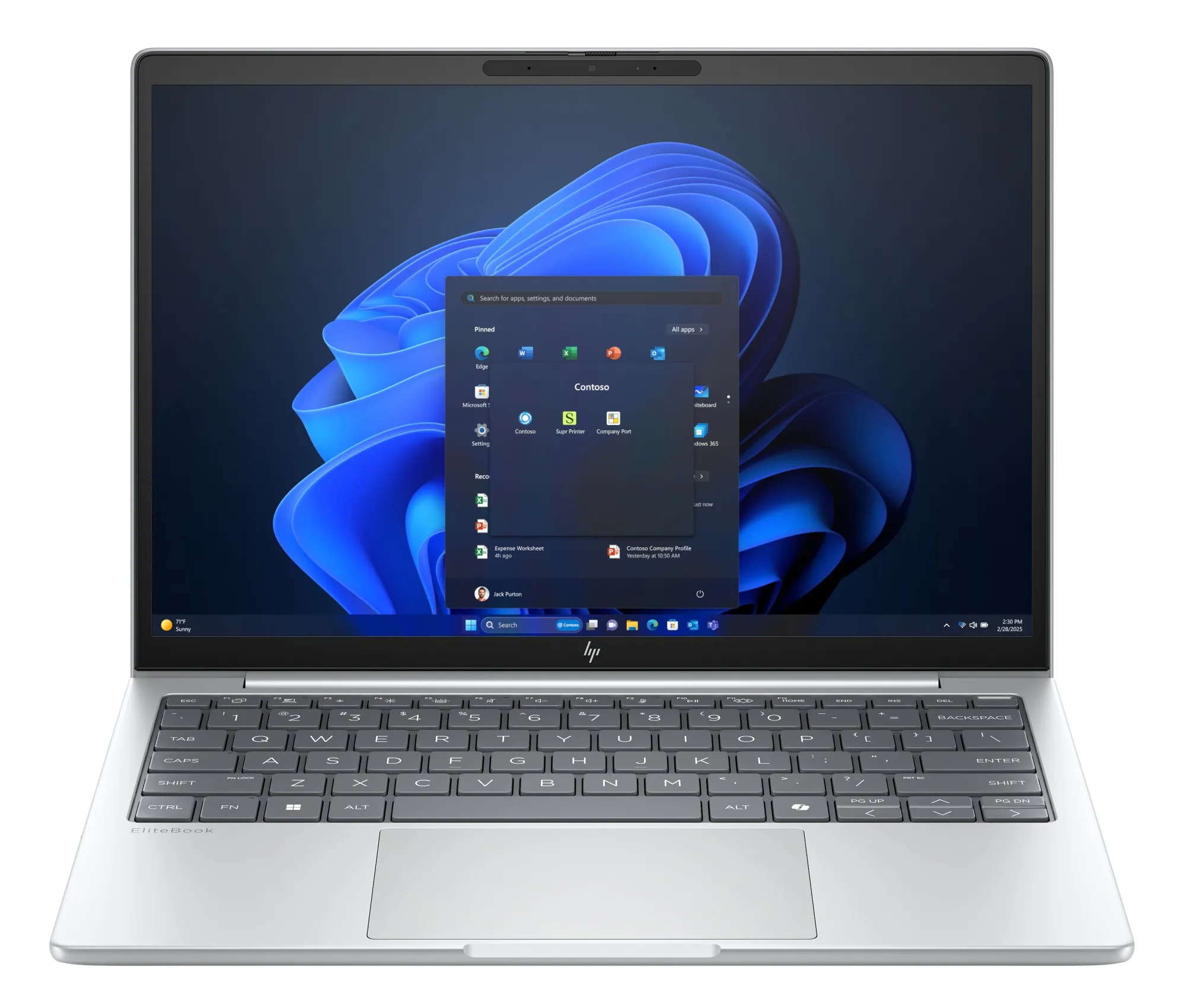 Hp Nb Elitebook 8 Core Ultra 5 225U 16Gb 512Gb 13.3 Wuxga Win 11 Pro - immagine 1
