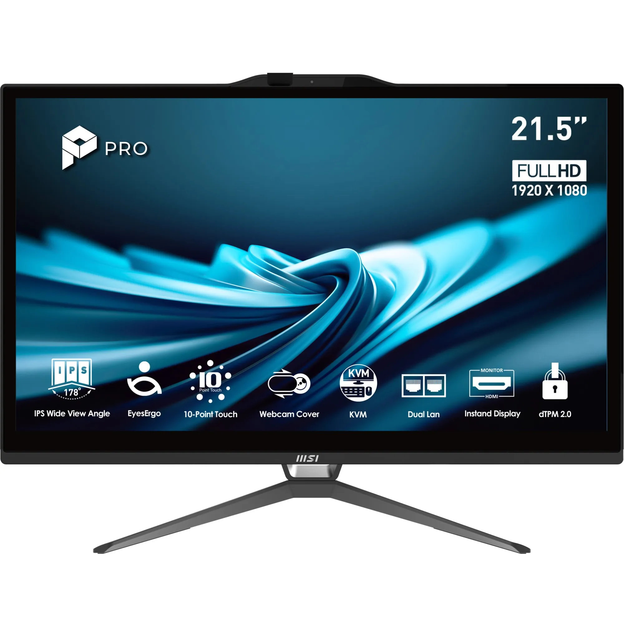 Aio 215 I3 8Gb 512Gb Bk W11H Tch I3-14100 Multitouch Antiglare 120W - immagine 1