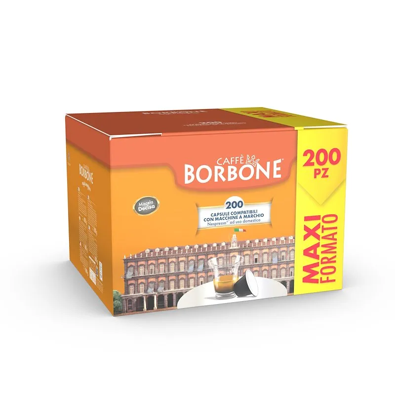 Caffè Borbone Caspule 200 Pz Miscela Decisa - immagine 1