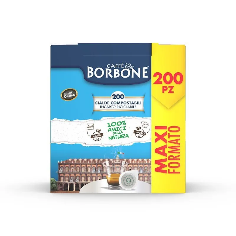 Caffe' Borbone CONFEZIONE 200PZ cialde miscela decisa - immagine 1