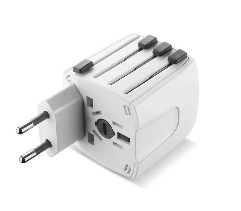 Cellularline Adattatore Universale World Travel Adapter Wta Bianco - immagine 1