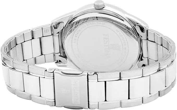 Festina Orologio Uomo Analogico in Acciaio Inossidabile 316l Argentato - immagine 4