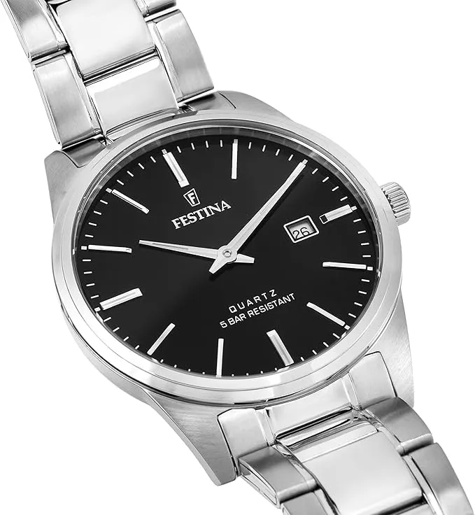 Festina Orologio Uomo Analogico in Acciaio Inossidabile 316l Argentato - immagine 5