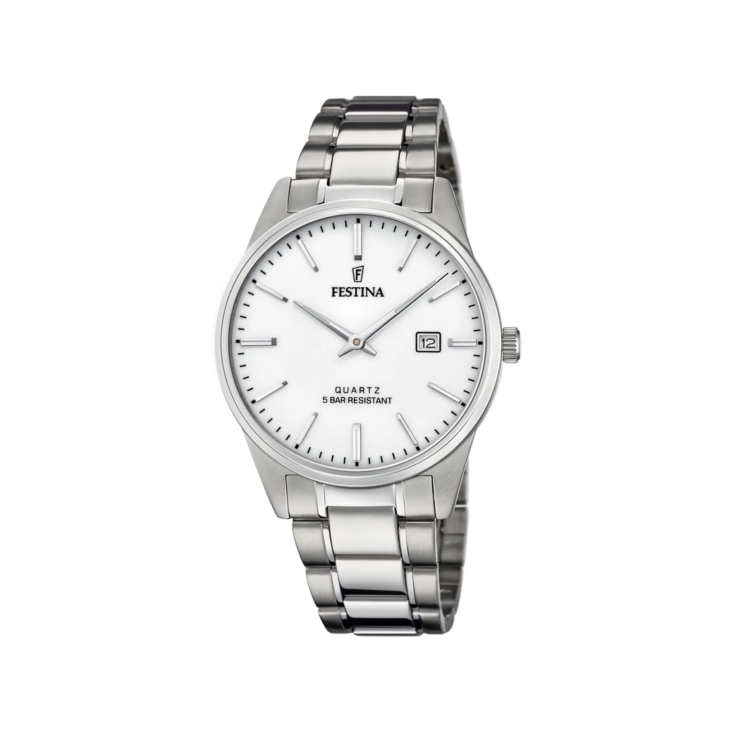 Festina Orologio Uomo Analogico in Acciaio Inossidabile 316l Argentato - immagine 1