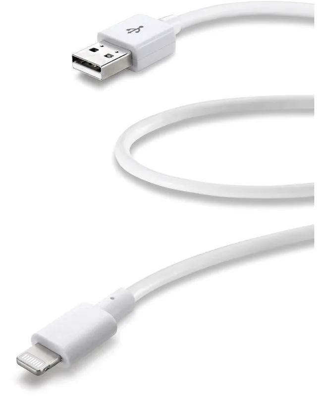 Cellularline Cavo USB / Lightning Usbdata06mfiiphw Bianco - immagine 1