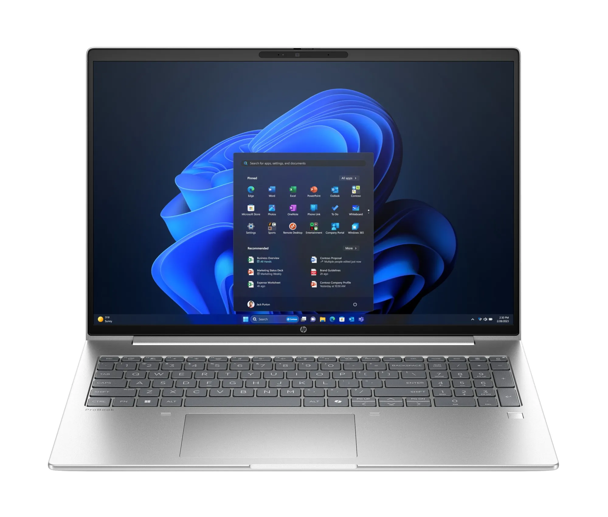 Hp Nb Probook 4 Ryzen 7 250 16Gb 512Gb 16 Wuxga Win 11 Pro - immagine 1