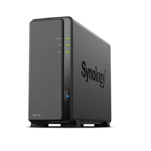 Synology Ds 1-BAY Value RTD1619B 1 Gb DDR4 DS124 - immagine 1