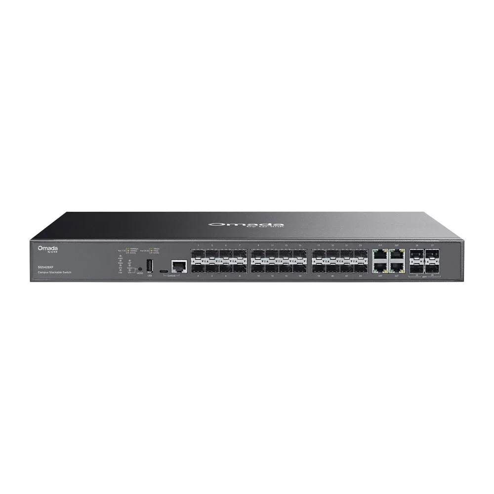 Switch 24P Gigabit Poe+ 4Slot Sfp+ 10Ge Managed L2+ 1P Usb 1P Rj45 - immagine 1