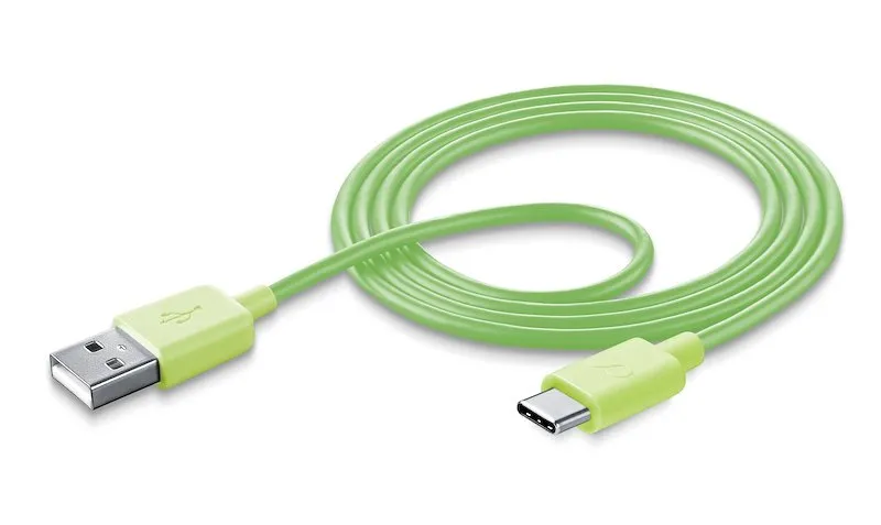 Cellularline Cavo Dati USB/ USB-C Usbdatatycsmartg Verde - immagine 1