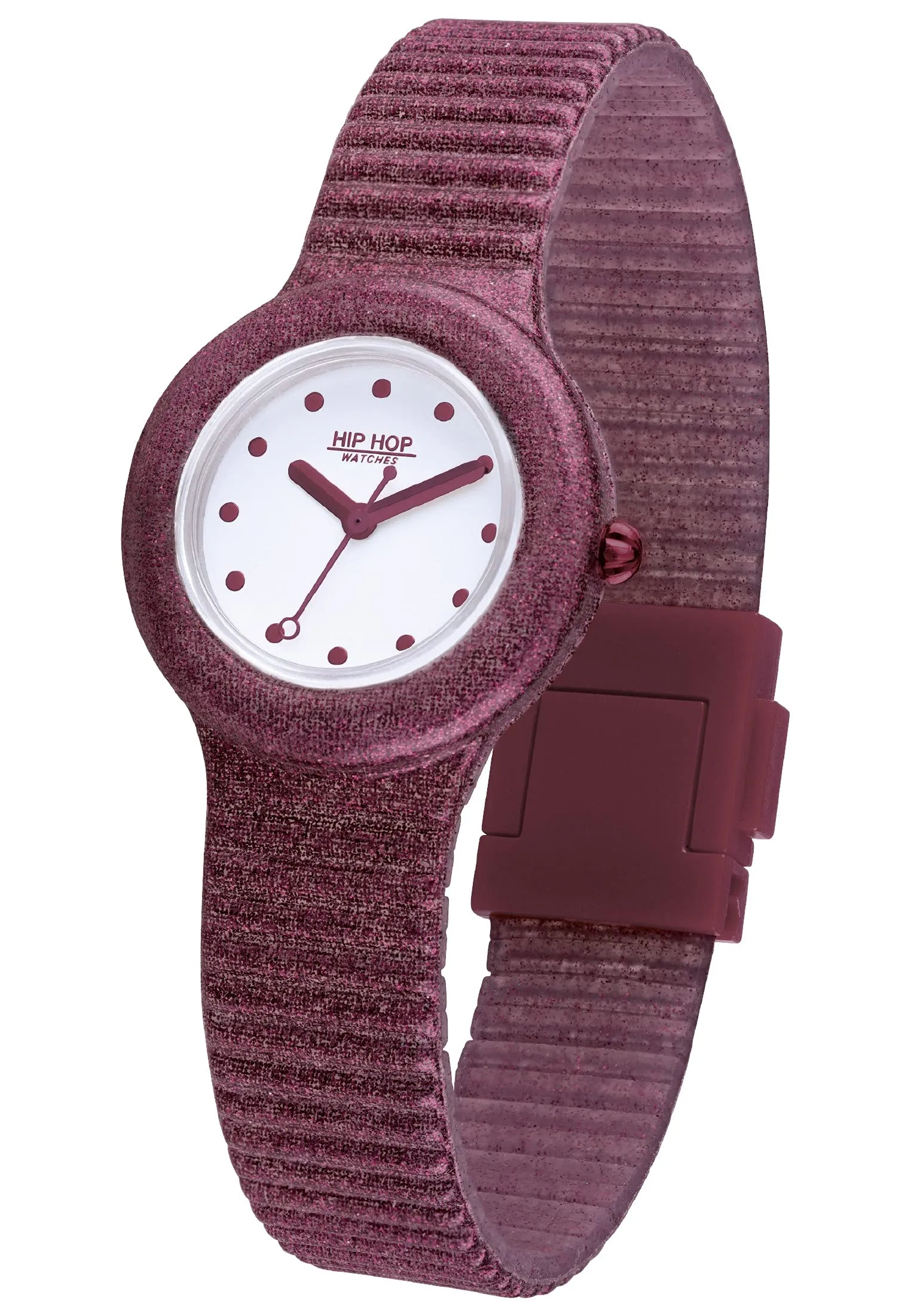 HIP HOP Orologio Donna, Bracciale in Silicone, Cassa 32 cm - immagine 3