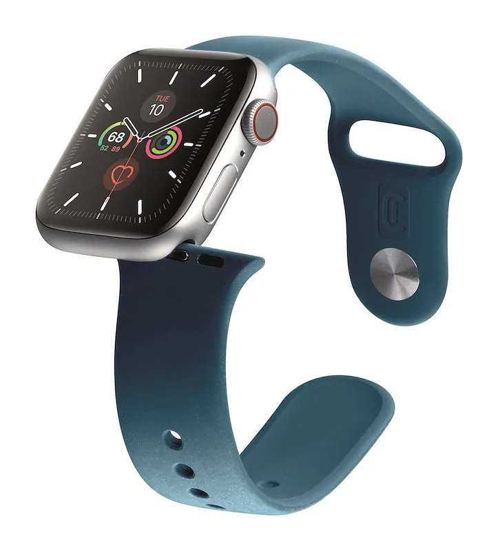 Cellularline - CINTURINO URBAN APPLE WATCH 42/44 MM BLU - immagine 1