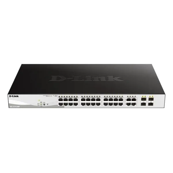 D-Link 28-PORT Gigabit Poe+ 4 Sfp DGS-1210-28MP/E - immagine 1