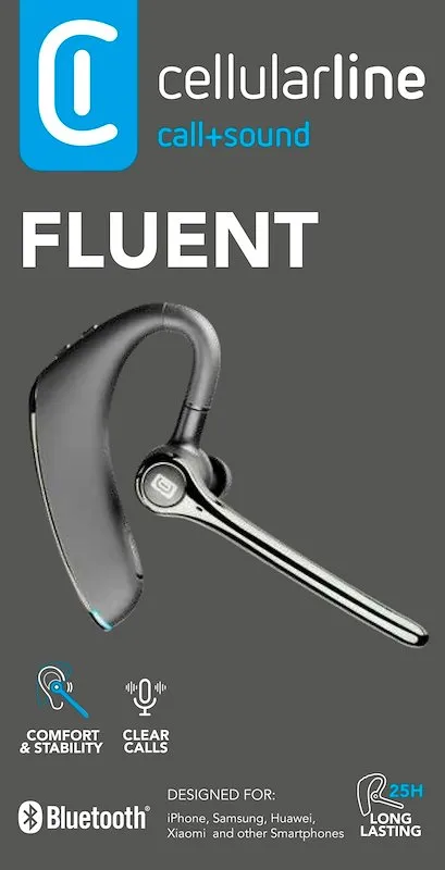 Cellularline Auricolati Bluetooth Btfluentk - immagine 1