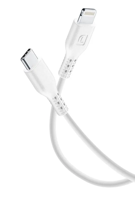 Cellularline Cavo USB-C to Lightning 1,2M Bianco - immagine 1