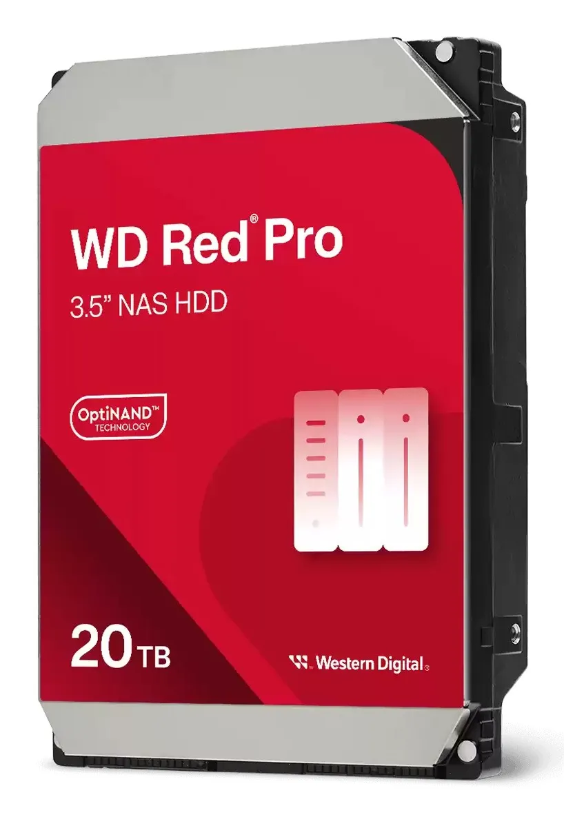 Western Digital Hdd Interno 3.5 20Tb Wd Red Pro Sata 7200 - immagine 1
