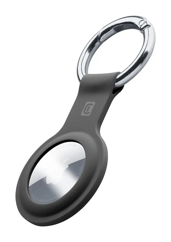 Cellularline Key Ring - AirTag Airtagkeyringk Nero - immagine 1