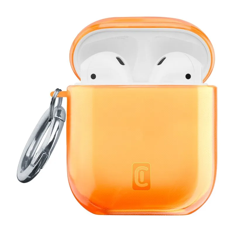 Cellularline Custodia Sleeve AirPods Arancione - immagine 1