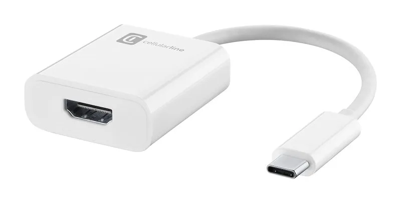 Cellularline Adattatore USB-C HDMI Bianco - immagine 1