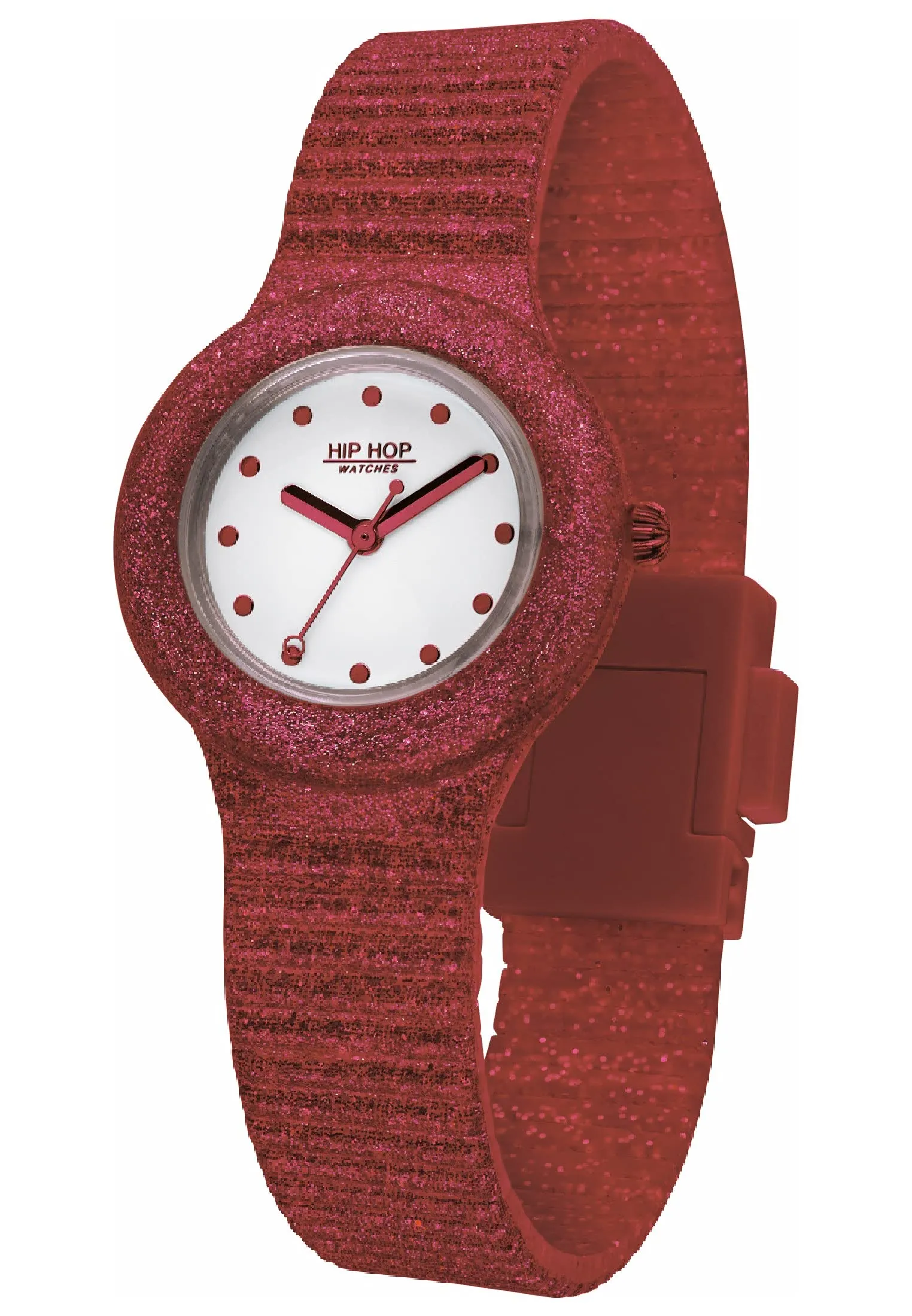 HIP HOP Orologio Donna, Bracciale in Silicone, Cassa 32 cm - immagine 3