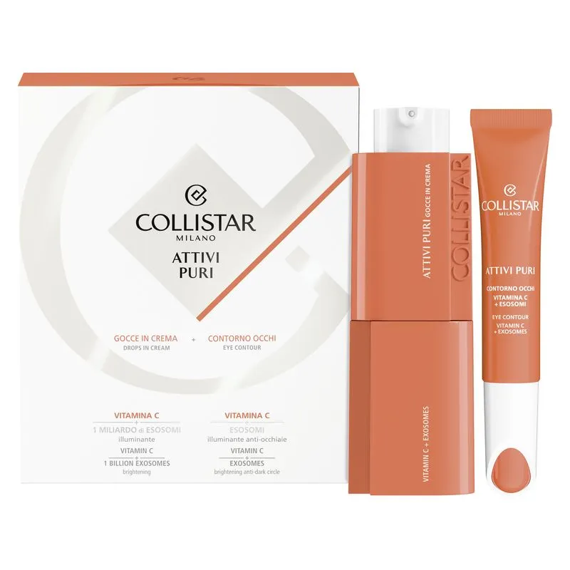 Collistar Cofanetto Gocce in Crema Vitamina C + Contorno Occhi Vitamina C Cofanetto - immagine 1