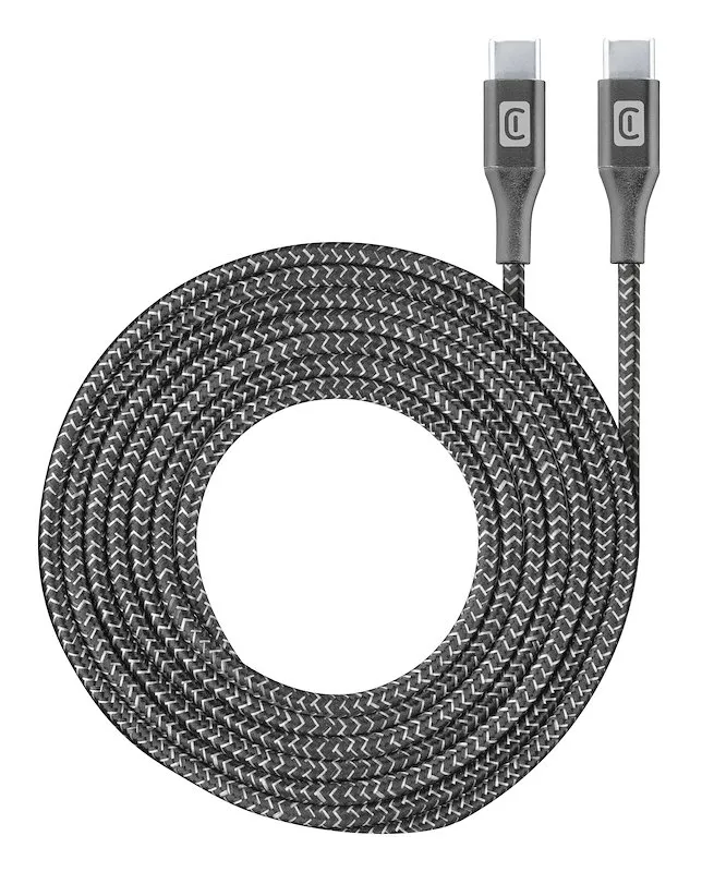 Cellularline Cavo USB-C to USB-C 2,5M Nero - immagine 1