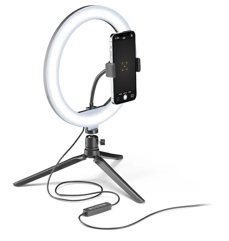 Cellularline Selfieringcolork Nero - immagine 1