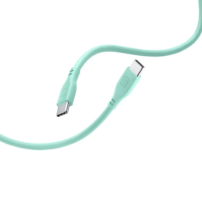 Cellularline Cavo Dati USB-C to USB-C Verde - immagine 1