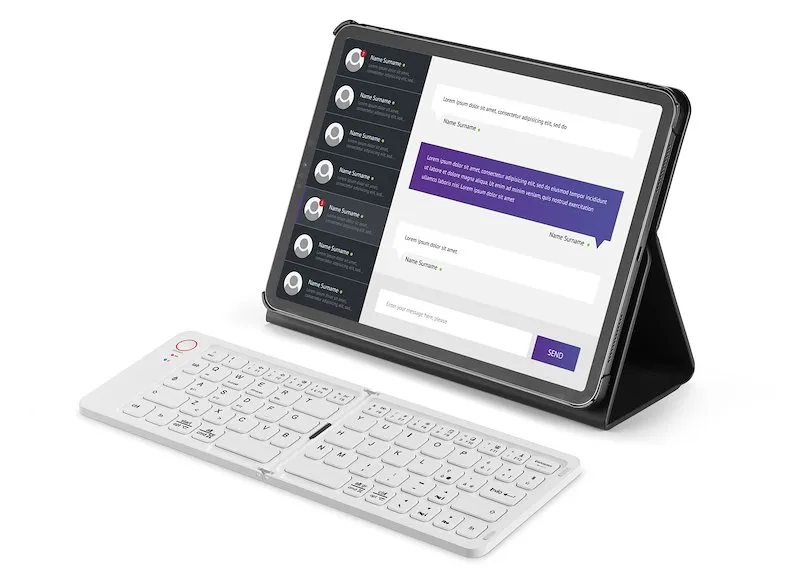 Cellularline Tastiera Wireless Btkeyboardyw Bianco - immagine 1