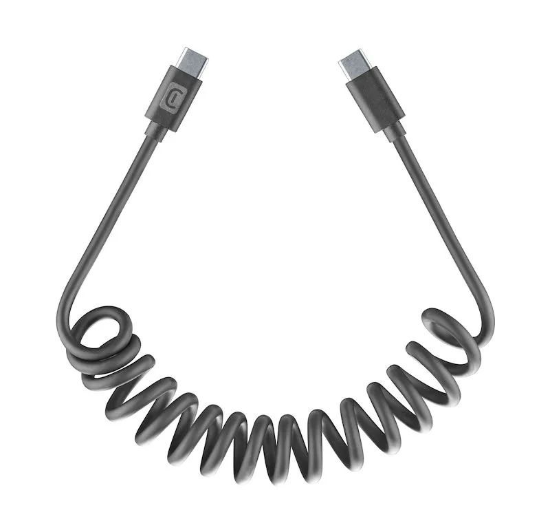 CellularLine Caricabatterie USB-C SPIRAL CABLE Usbdatadrivec2c12k Nero - immagine 1